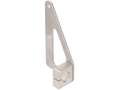 66HEROES Porta targa destro (versione CH) Inox 66HEROES Porta targa destro (versione CH) Inox