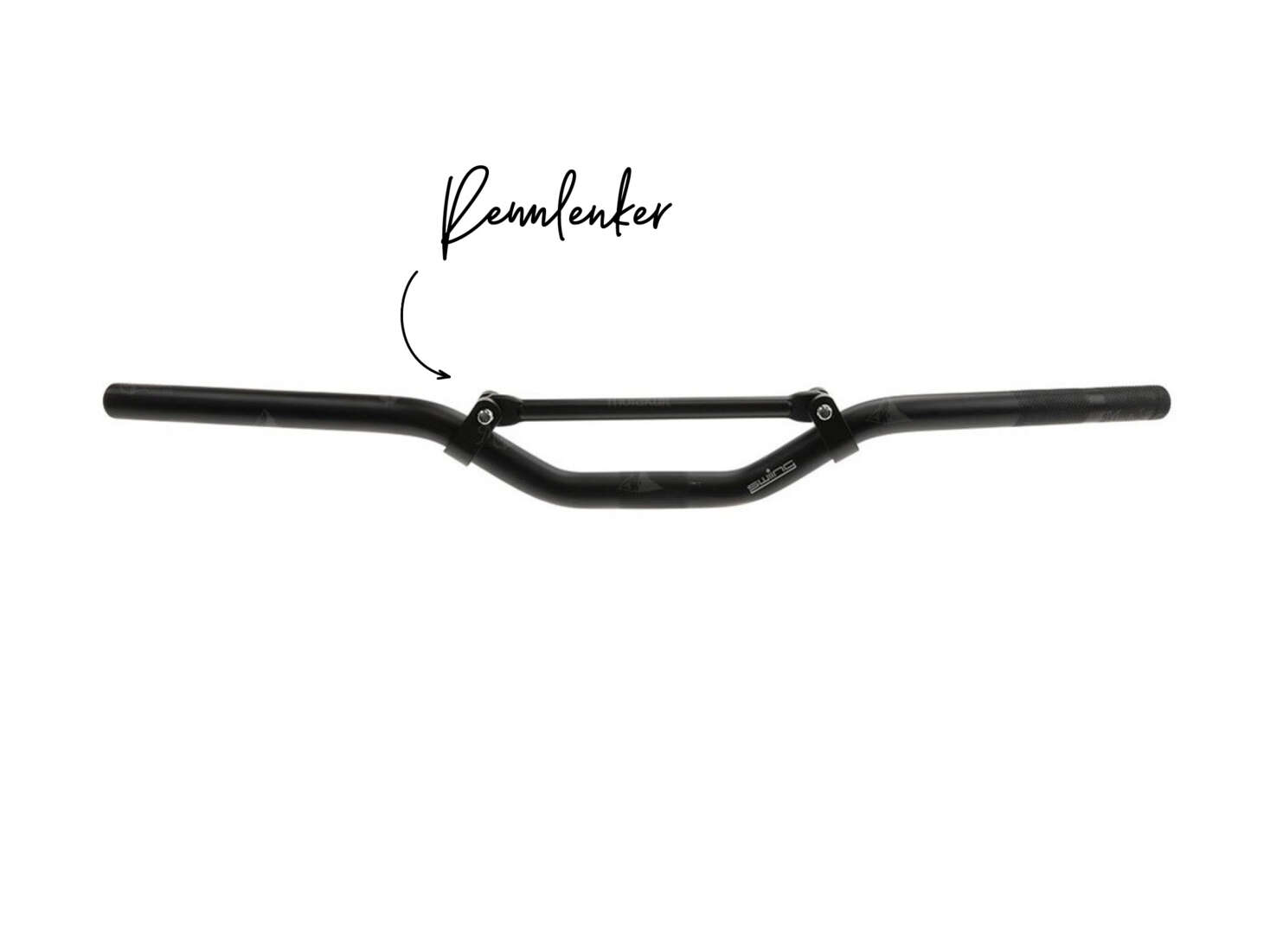 GPO Rennlenker Gabelplatte 7 cm Aluminium schwarz matt GPO Rennlenker Gabelplatte 7 cm Aluminium schwarz matt