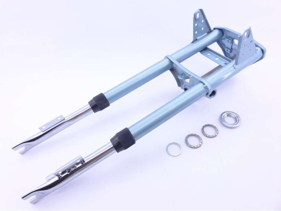 Originale Puch Maxi Gabel hellblau NOS Originale Puch Maxi Gabel hellblau NOS