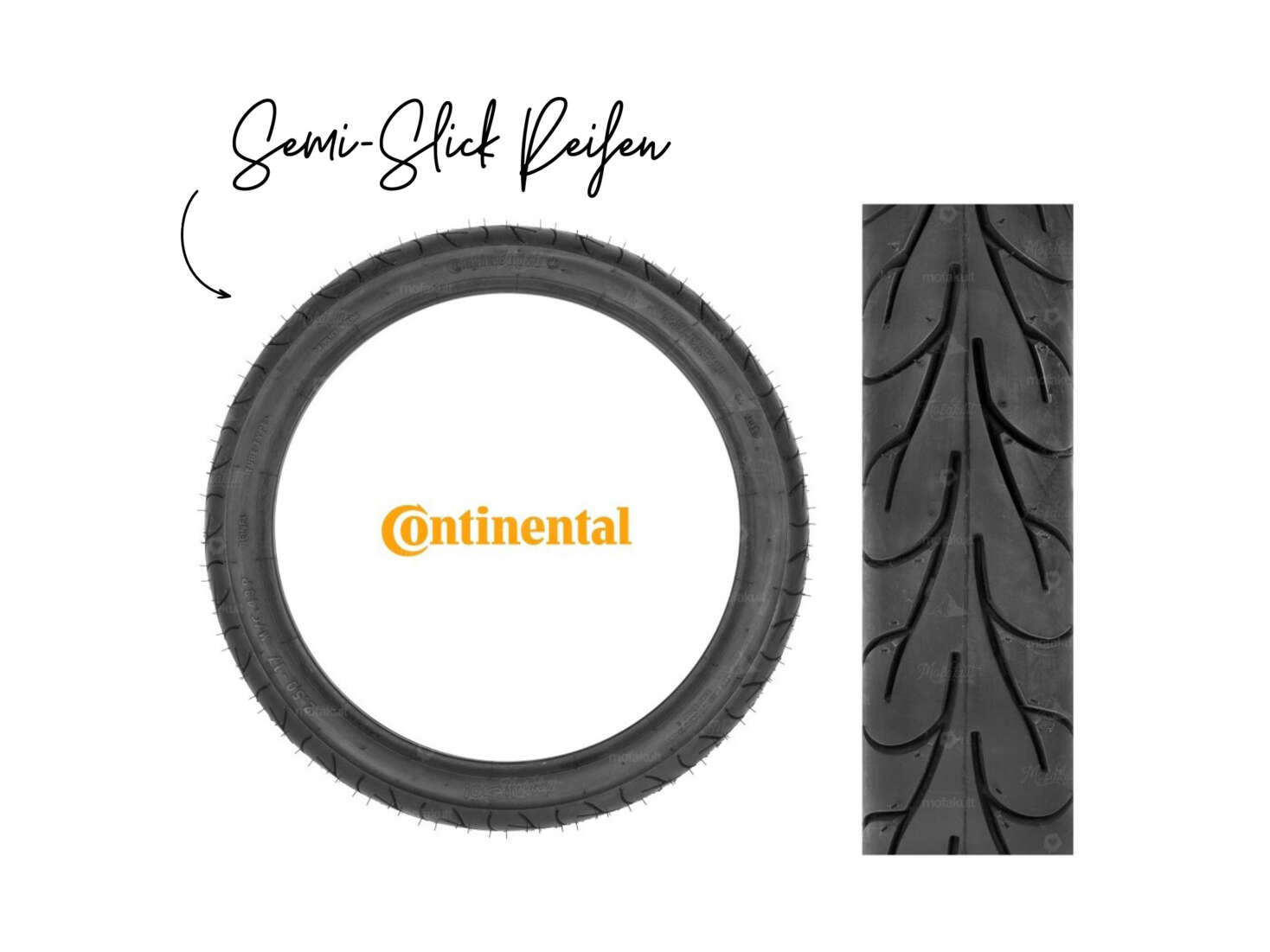 Continental Go 2.50 x 17" Semi-Slick Continental Go 2.50 x 17" Semi-Slick
