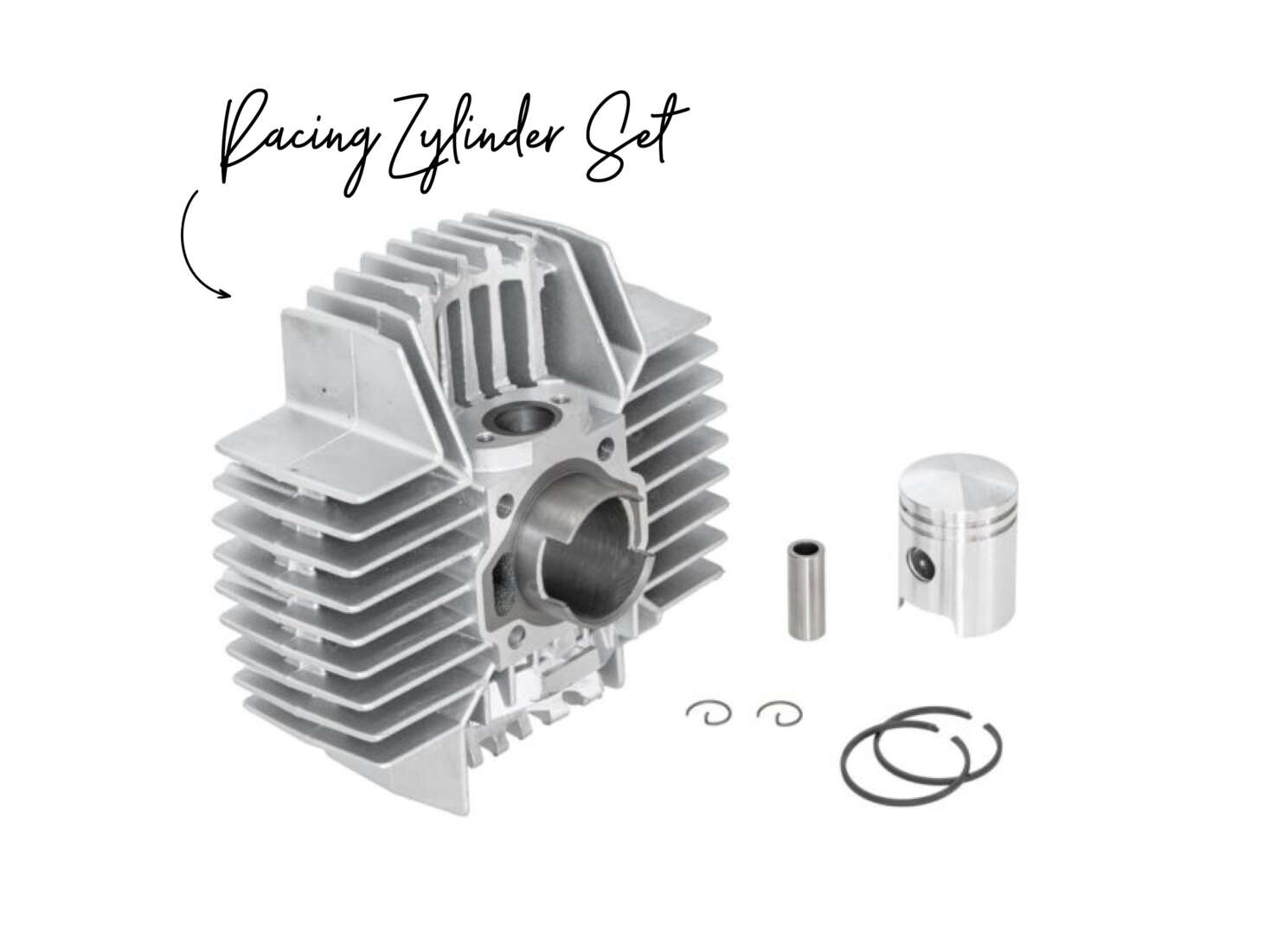 38 mm Zylinderkit Racing Puch Supermaxi LG1 / LG2 38 mm Zylinderkit Racing Puch Supermaxi LG1 / LG2