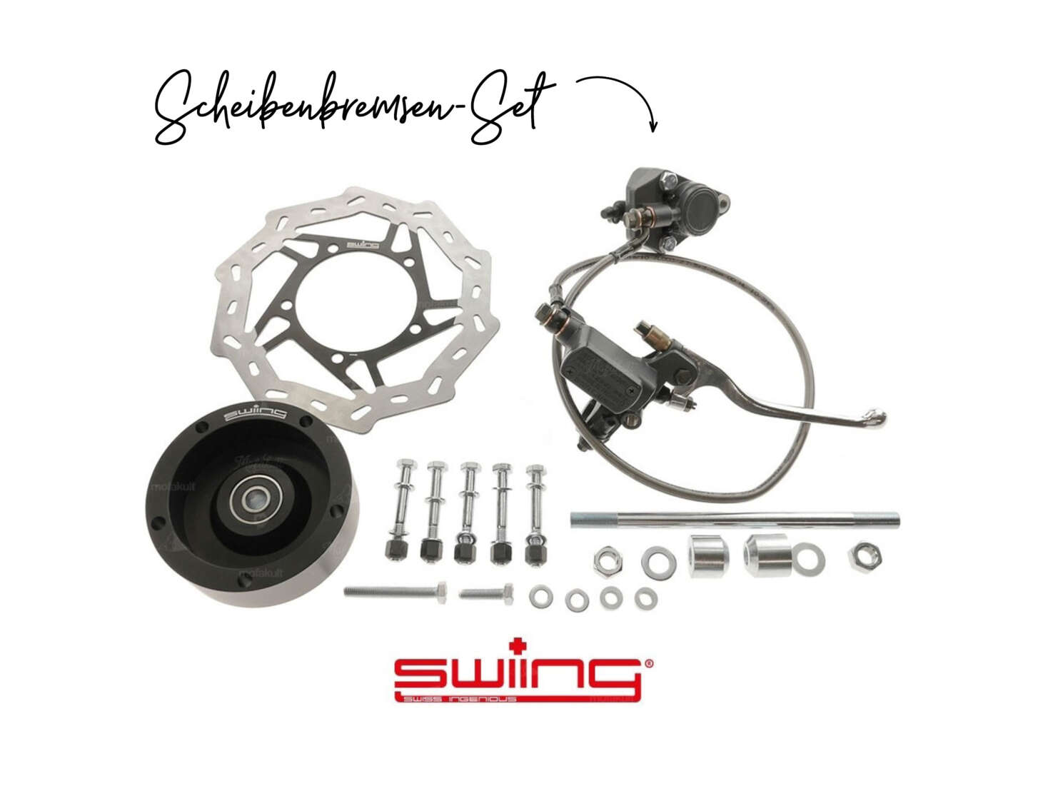 swiing Scheibenbremse Set Puch Gussfelge EBR hydraulisch swiing Scheibenbremse Set Puch Gussfelge EBR hydraulisch