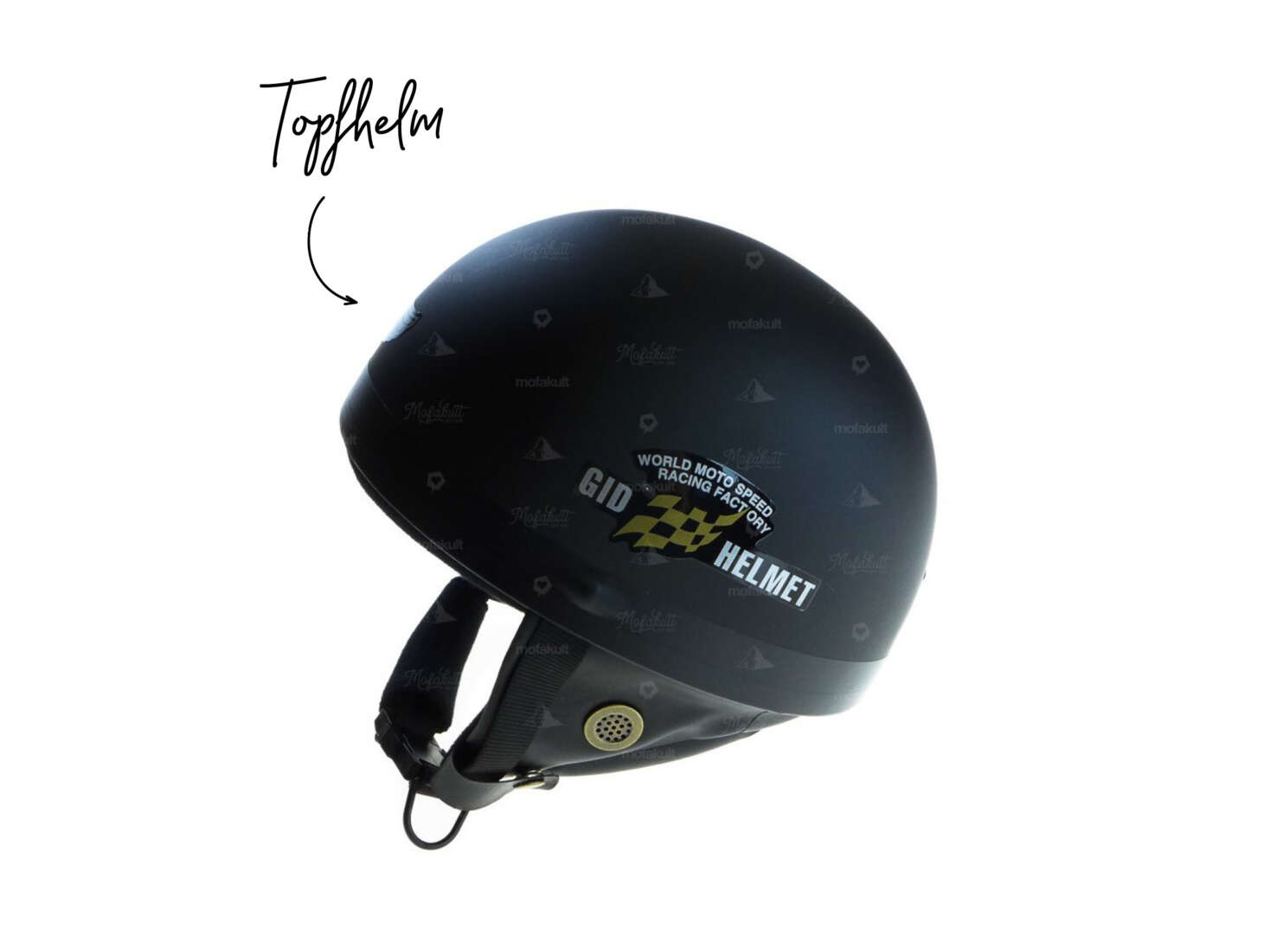 Oldtimer Topfhelm schwarz matt Oldtimer Topfhelm schwarz matt