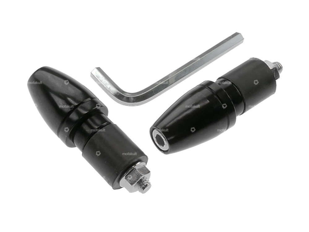 Manubrio antivibrazioni DMP nero Carousel Image 1