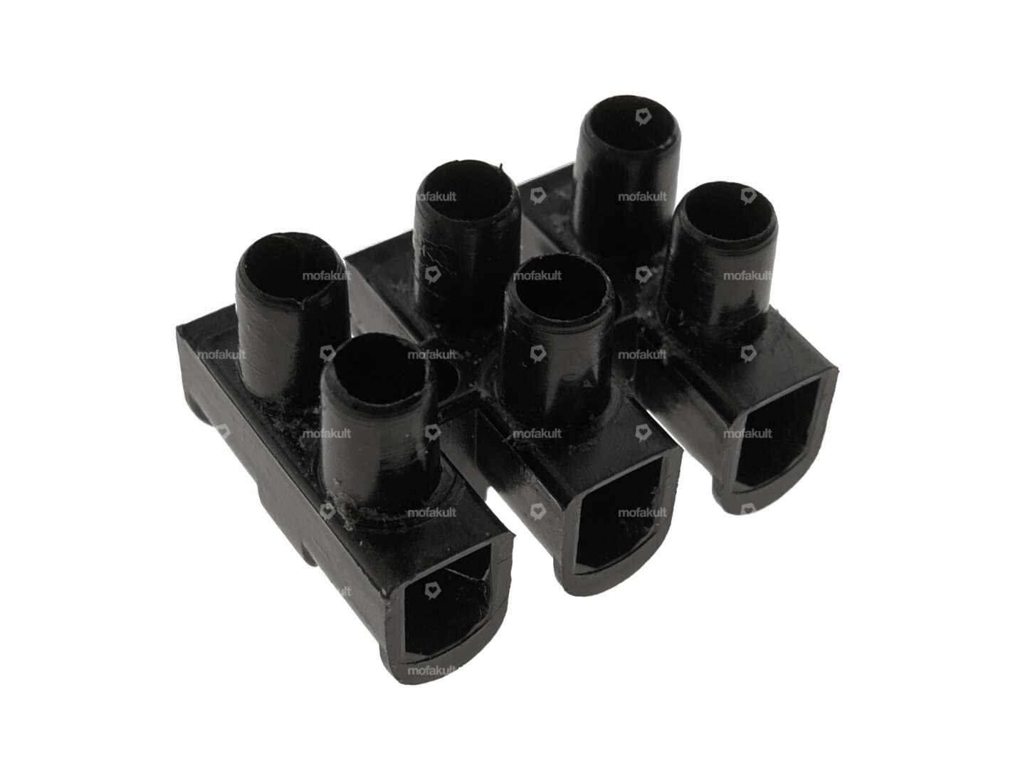 Terminale Luster a 3 poli nero grande (2,5 - 6 mm²) Carousel Image 1