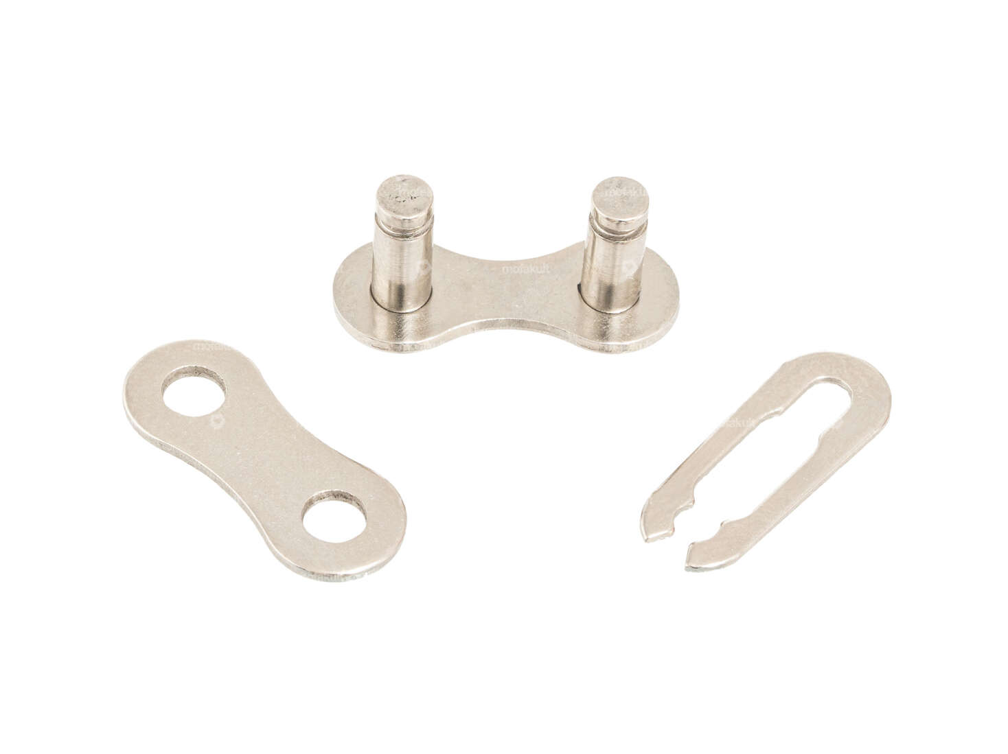 Catena Wippermann con chiusura a pedale nichelata Carousel Image 1