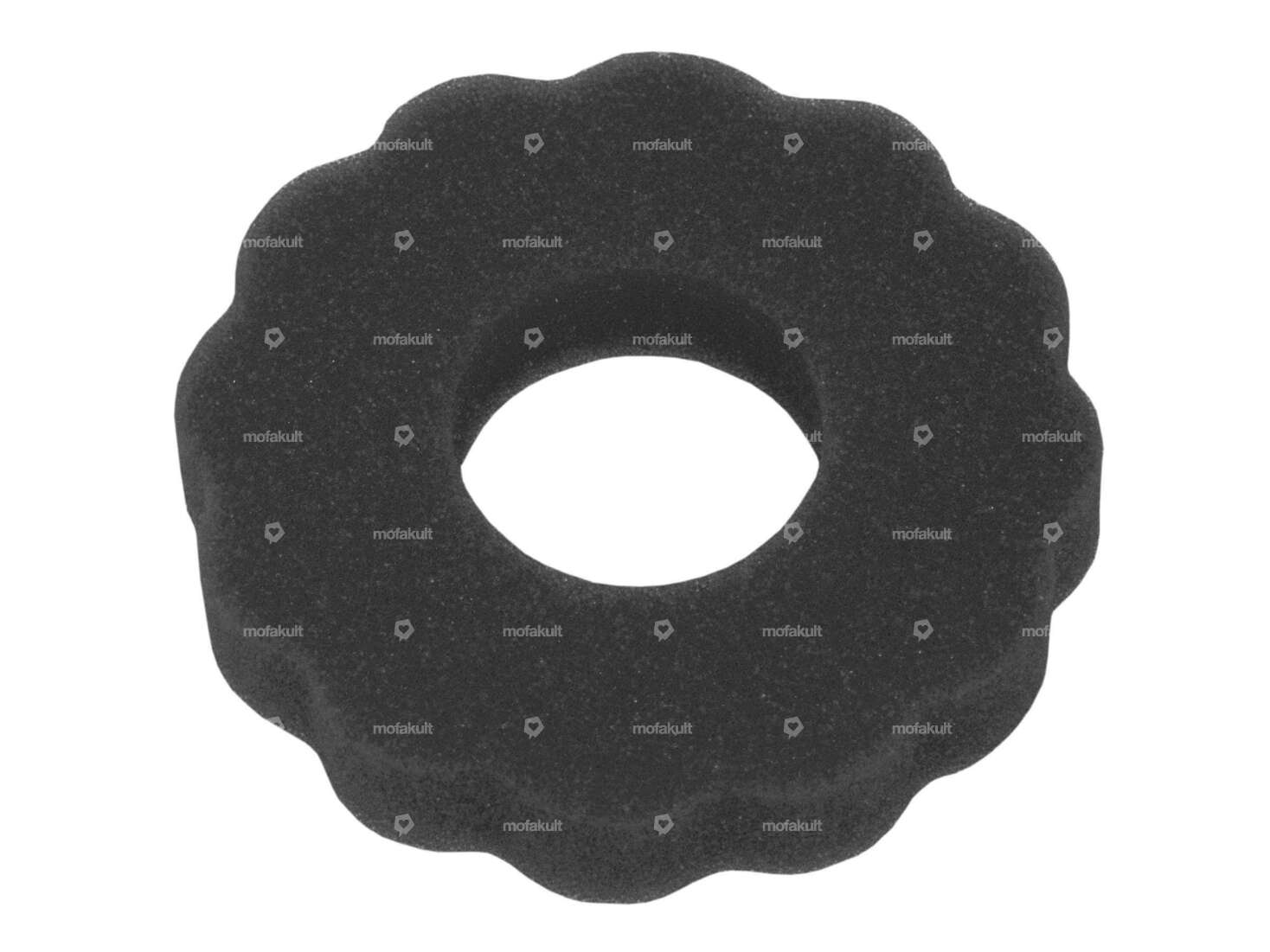 GPO ornamental sponge tank cap corrugated black Carousel Image 1