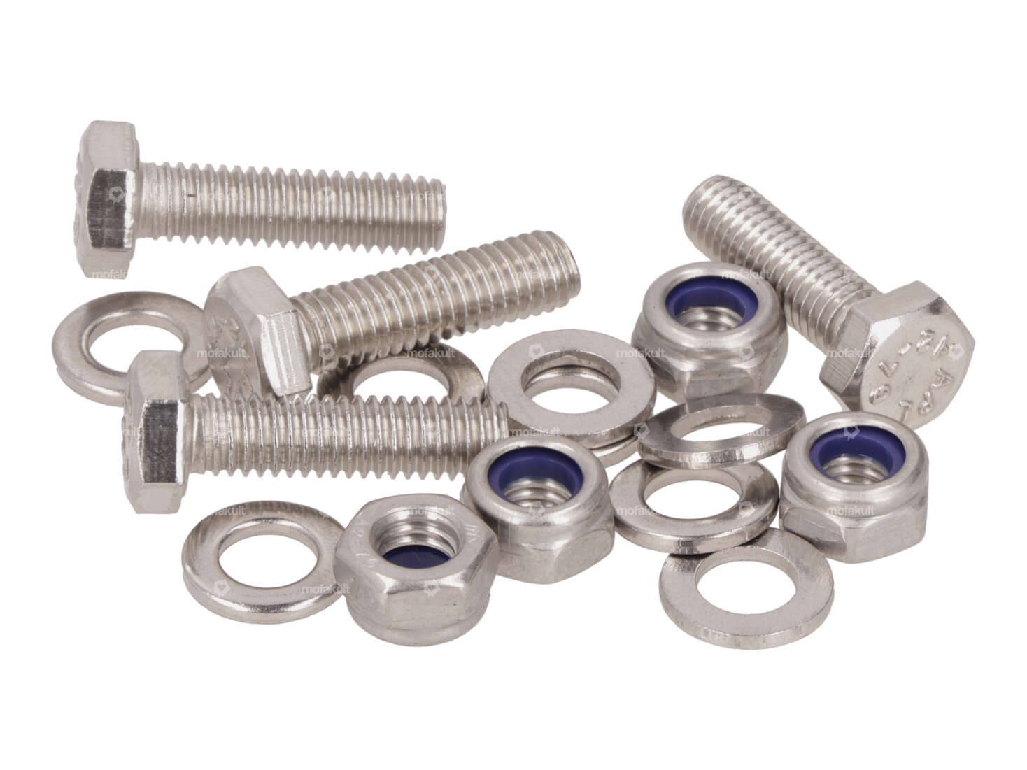 swiing® revival set di viti parafango anteriore Inox | Piaggio SI Carousel Image 1