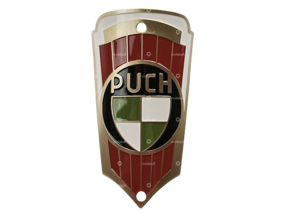 Tubo di sterzo con piastra di marca Puch (piegato) Carousel Image 1