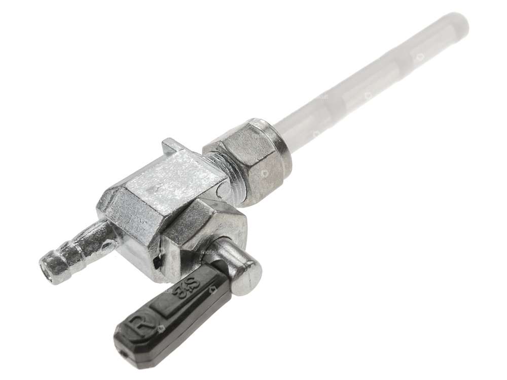 Rubinetto benzina verticale M12x1 (con dado per raccordo) in uscita dal basso Carousel Image 3