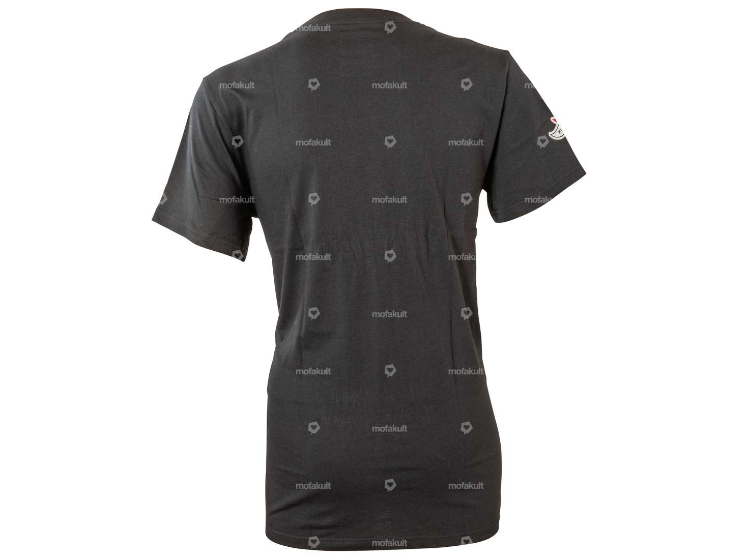 Maglietta mk-Merch "Cuore" (XS-XXL) Uomo Nero Carousel Image 2