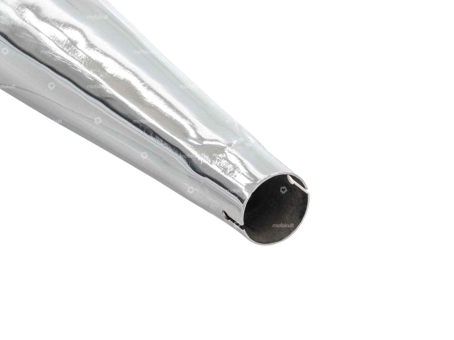 Sigaro Bullet Ø 28 / 70 mm cromo (scarico reso) Carousel Image 4