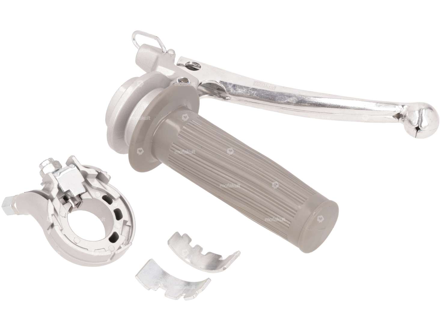 Leva del cambio a 2 / 3 velocità (replica Magura) argento / grigio Carousel Image 3