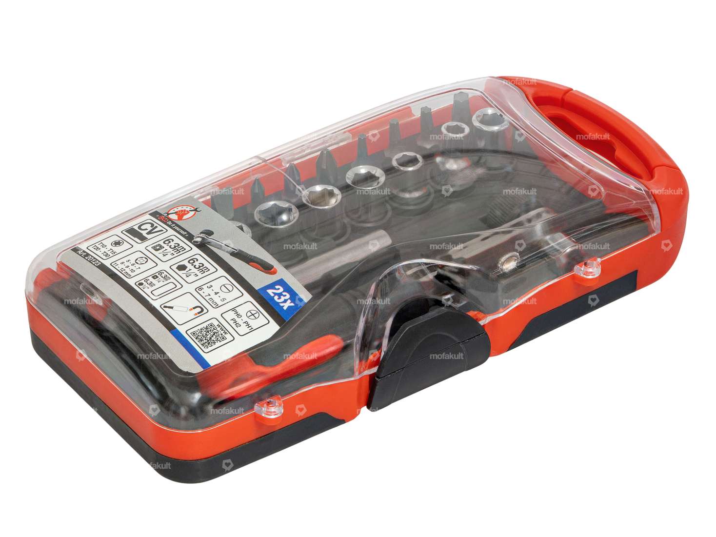 BGS Ratschen-Set klein 1/4" (Nuss & Bit) Carousel Image 2