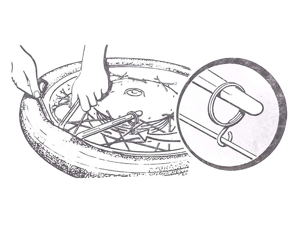 Set di leve per pneumatici Buzzetti 240 mm Carousel Image 5