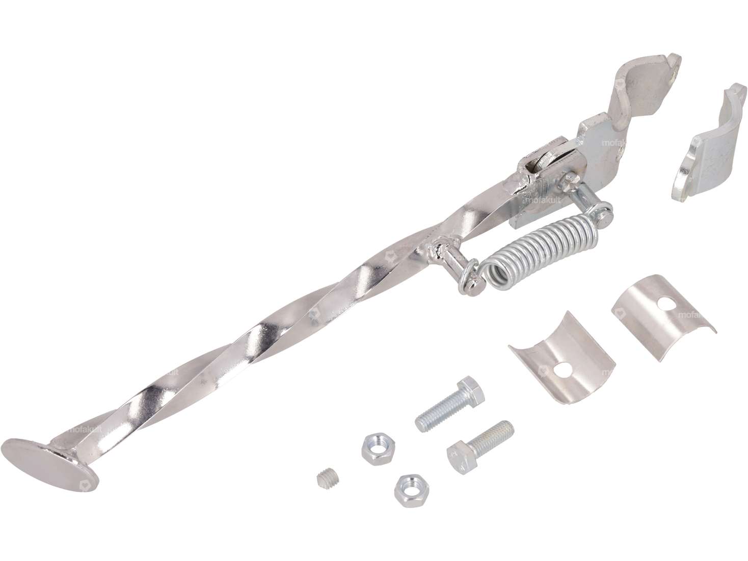 Cavalletto laterale ruotato a sinistra montaggio circolare 26 cm Carousel Image 1