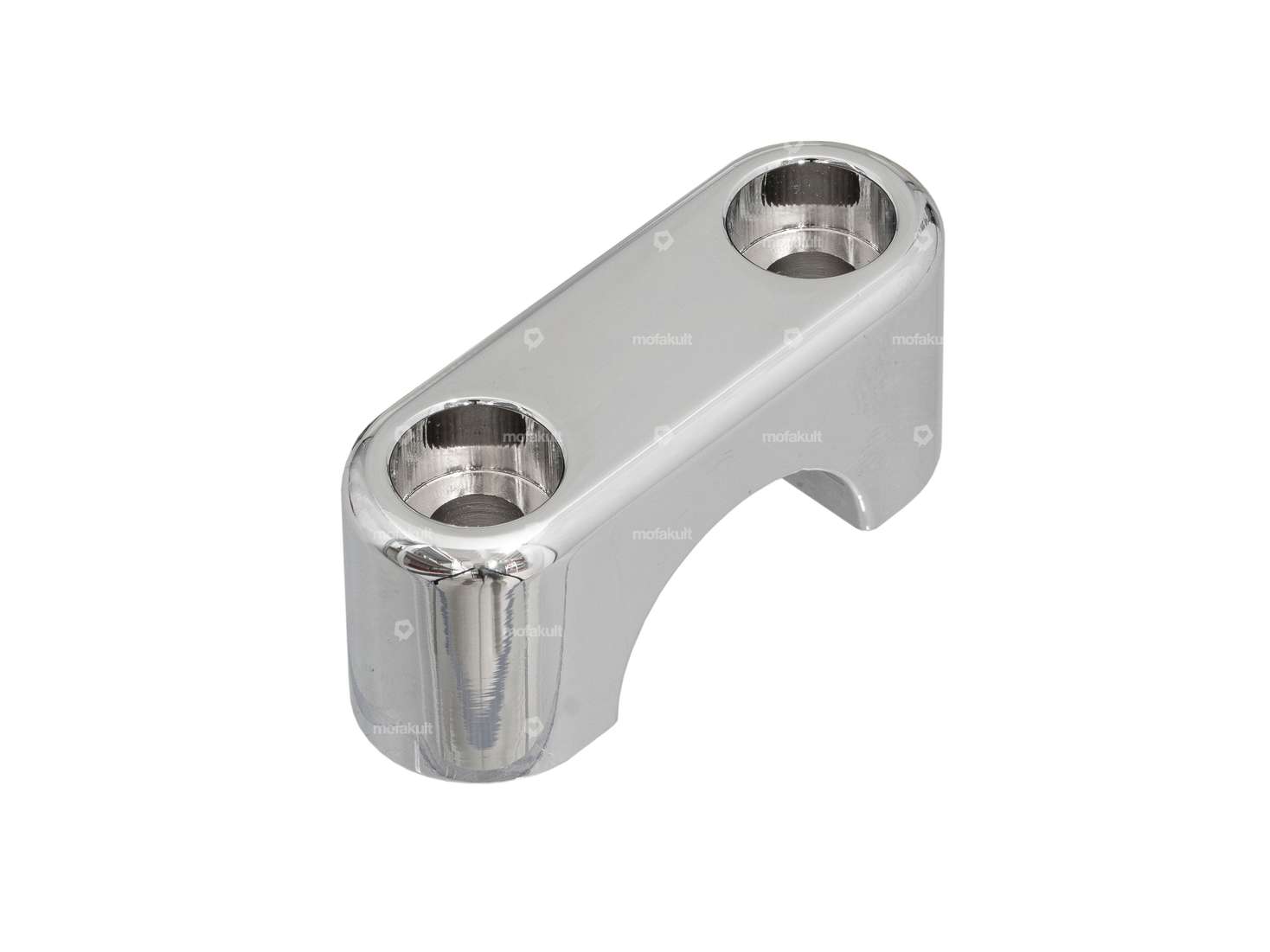 Ponte di bloccaggio GPO Piastra forcella in fusione EBR alluminio cromato Carousel Image 1