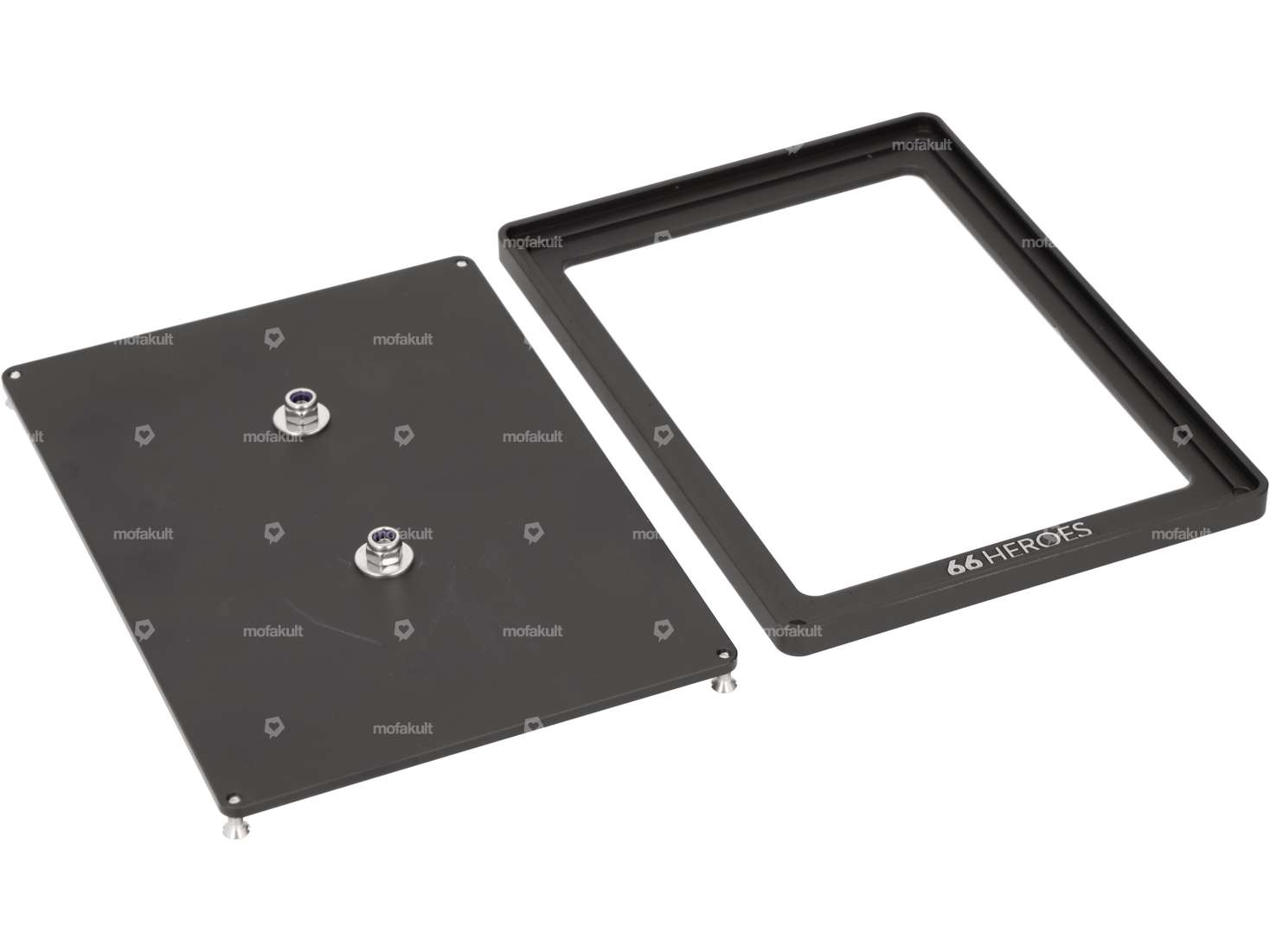 66HEROES Custom aluminum number frame black (CH version) Carousel Image 3