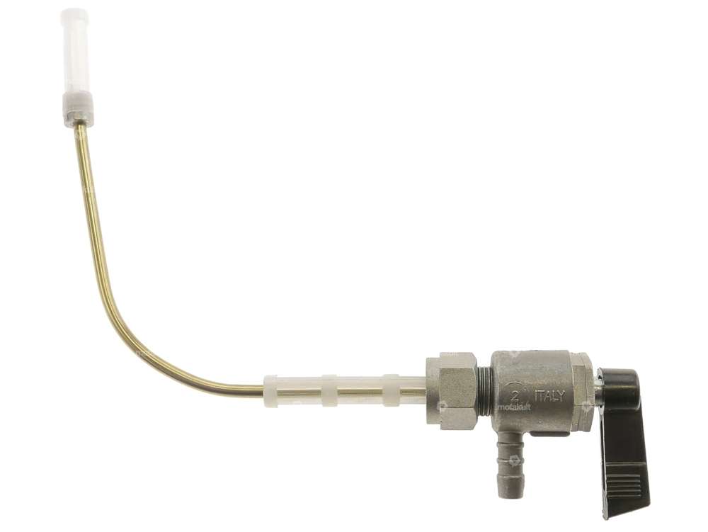 OMG rubinetto benzina orizzontale M12x1 (con dado per raccordo) fondo uscita | Piaggio Ciao Carousel Image 2