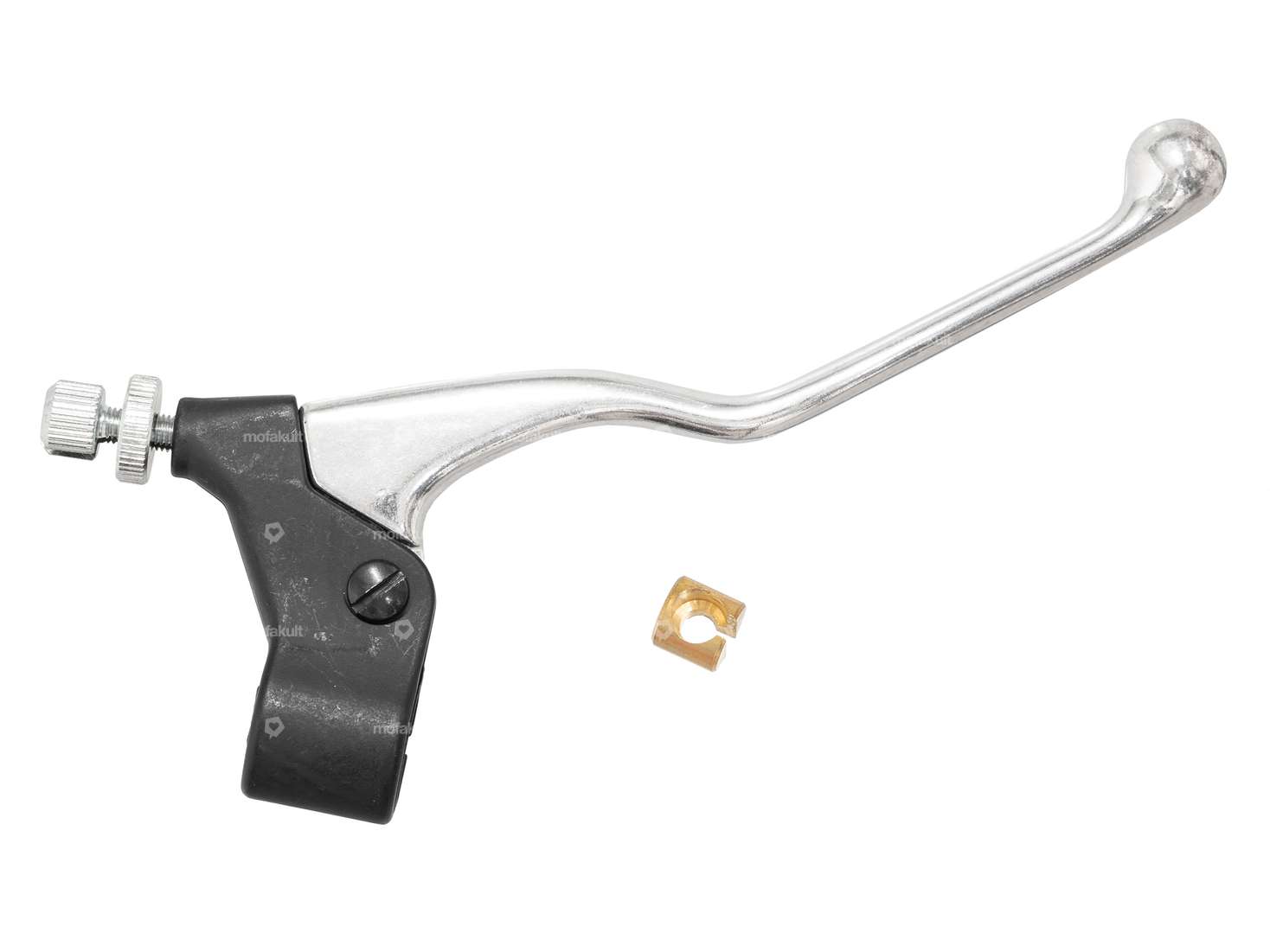 Leva freno Domino in alluminio nera Carousel Image 1