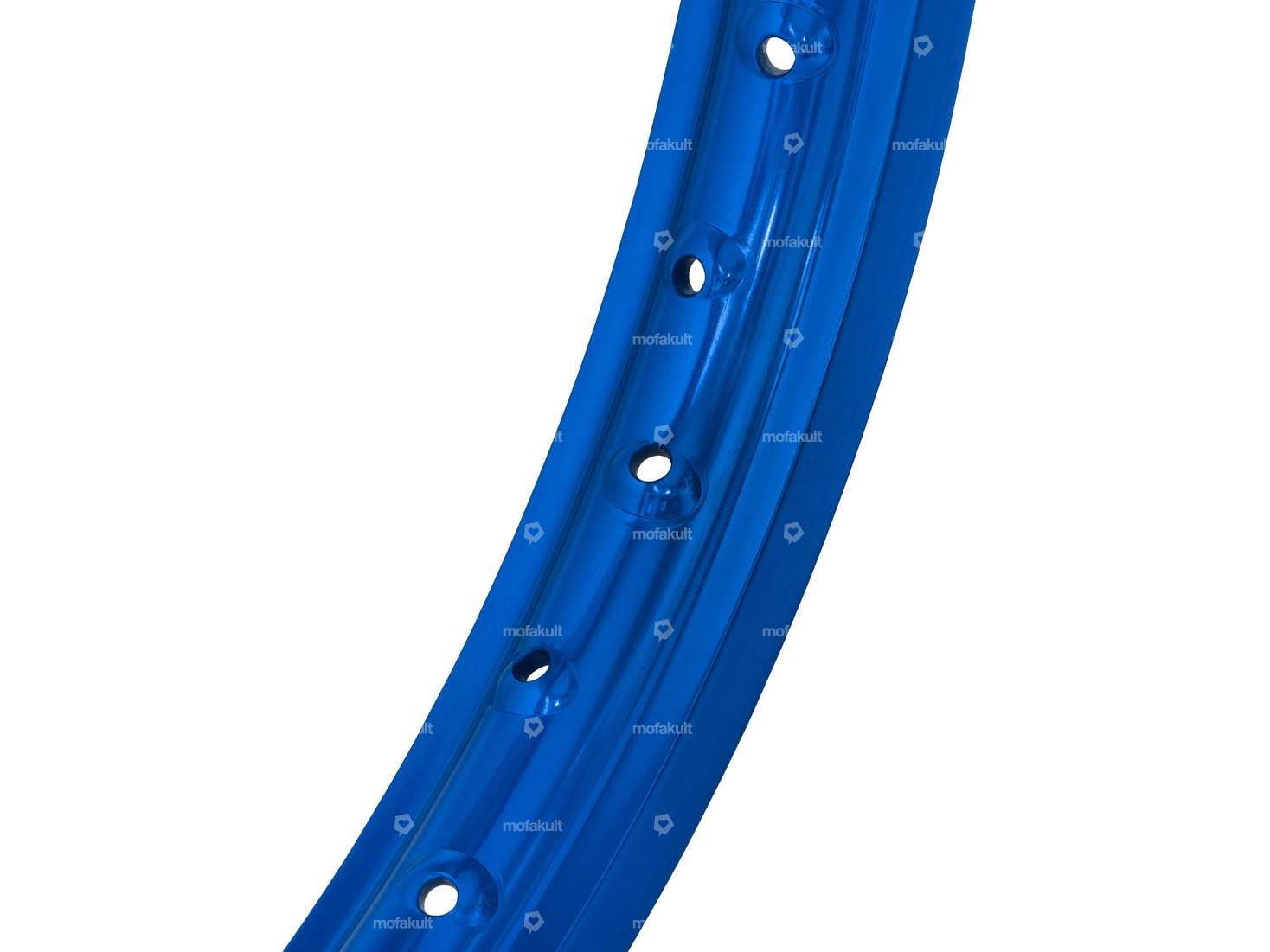 Felgenring 1.40 x 17" (49 mm) Alu blau eloxiert Carousel Image 2