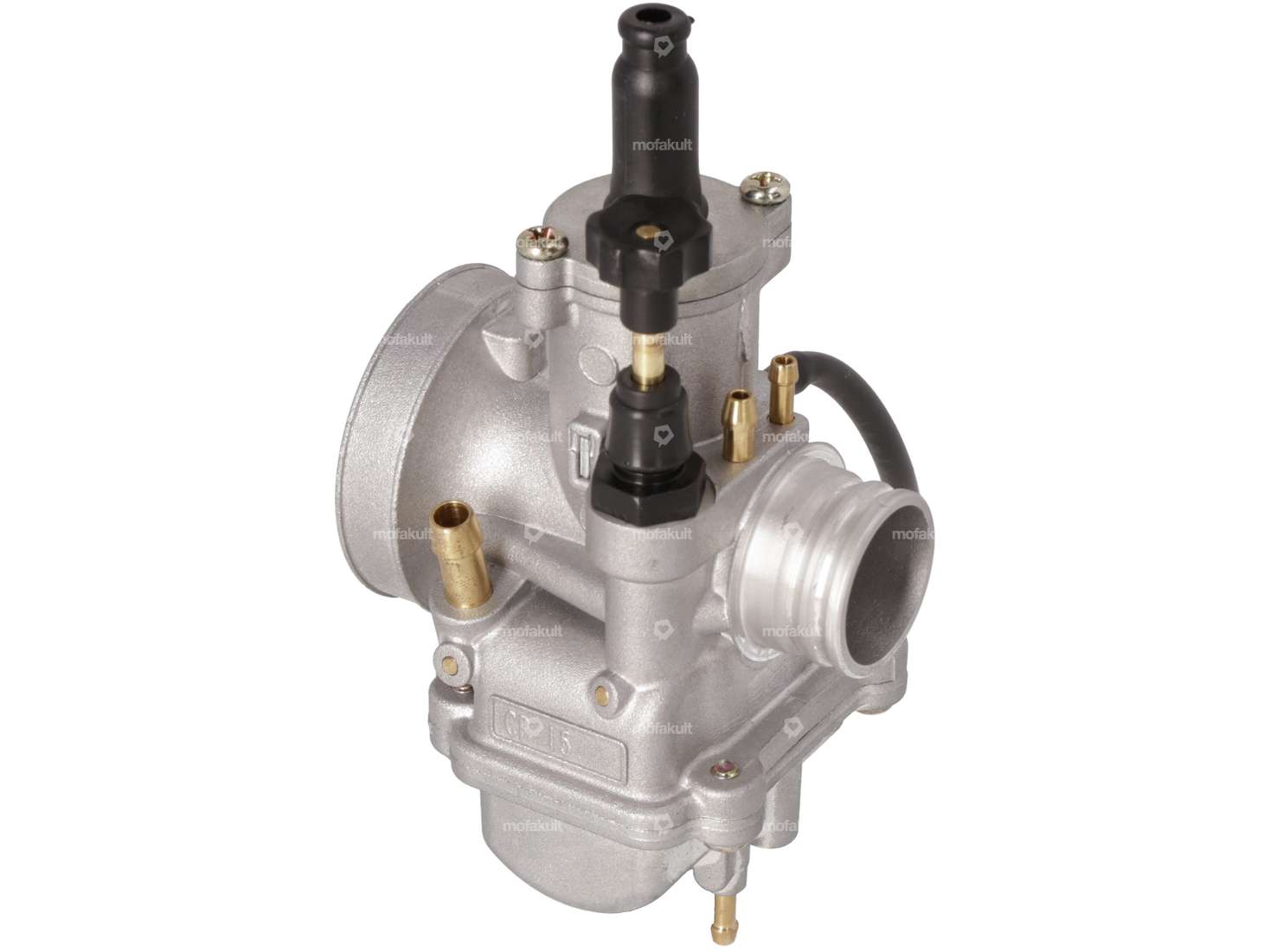 Carburatore Polini CP 15 mm (starter manuale) flangia in gomma Carousel Image 4