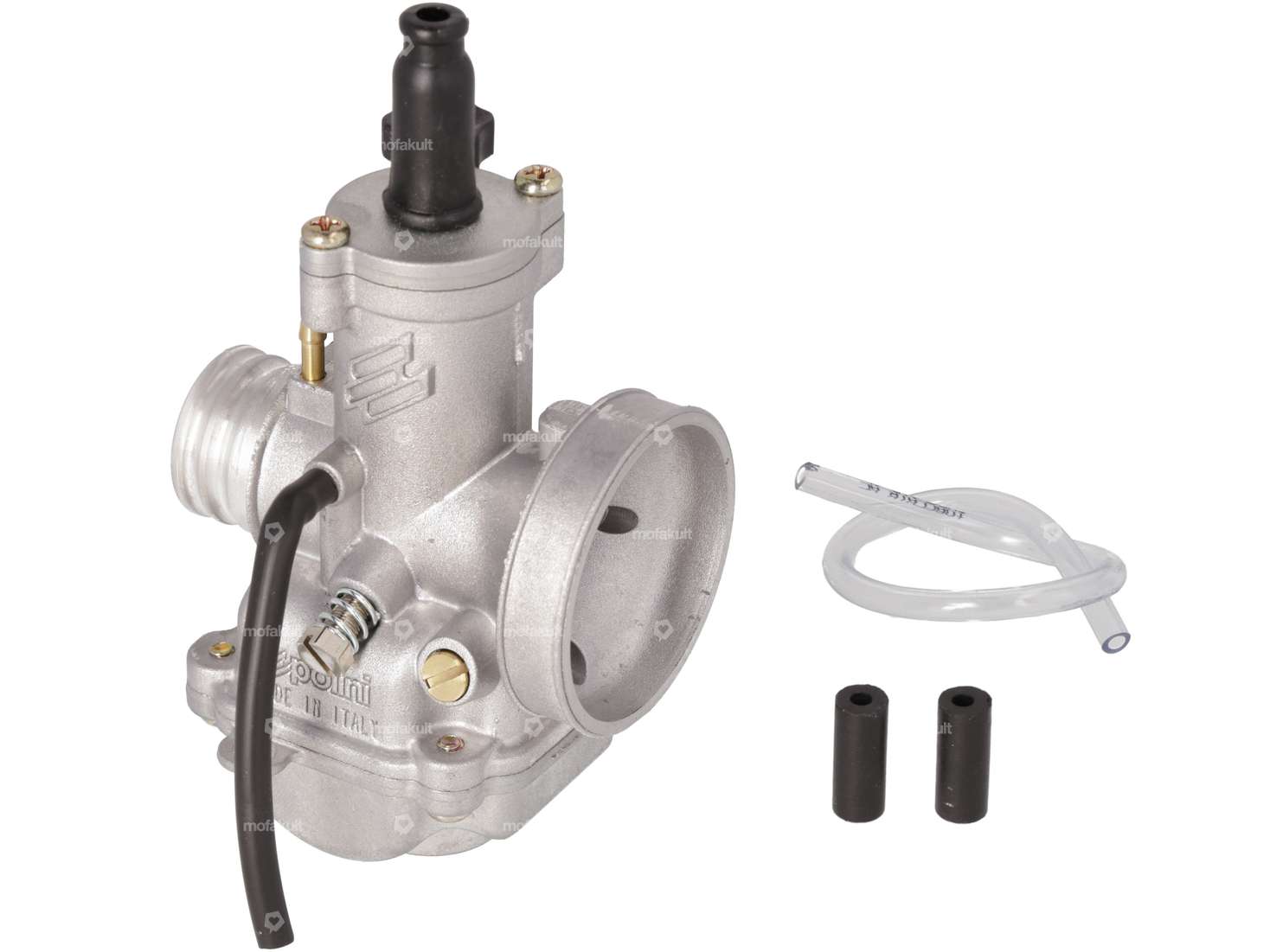 Carburatore Polini CP 21 mm (starter manuale) flangia in gomma Carousel Image 2