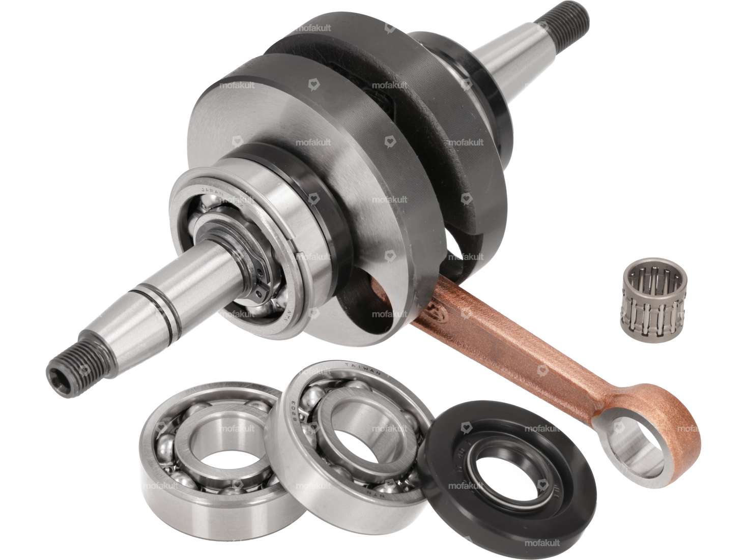 Albero motore DMP "originale" con cuscinetti montati | Puch E50 Carousel Image 1