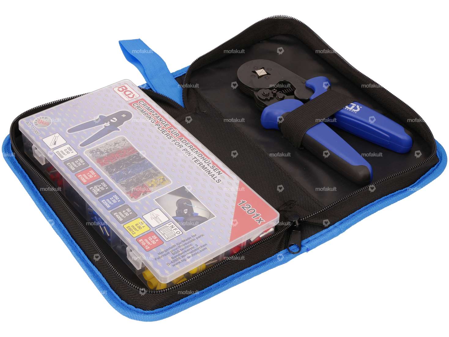 BGS Crimpzange-Set Adernendhülsen 1201-tlg. Carousel Image 2