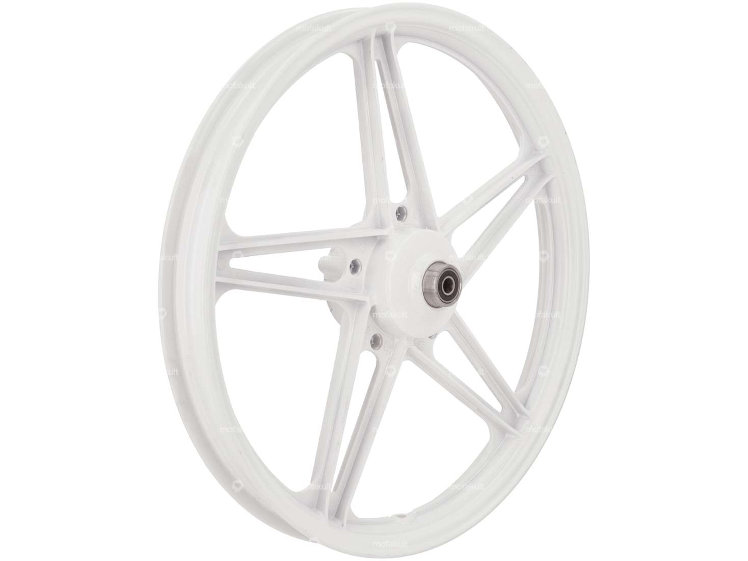 Set di ruote 17" bianco fuso (5 razze) | Peugeot 103 Carousel Image 2