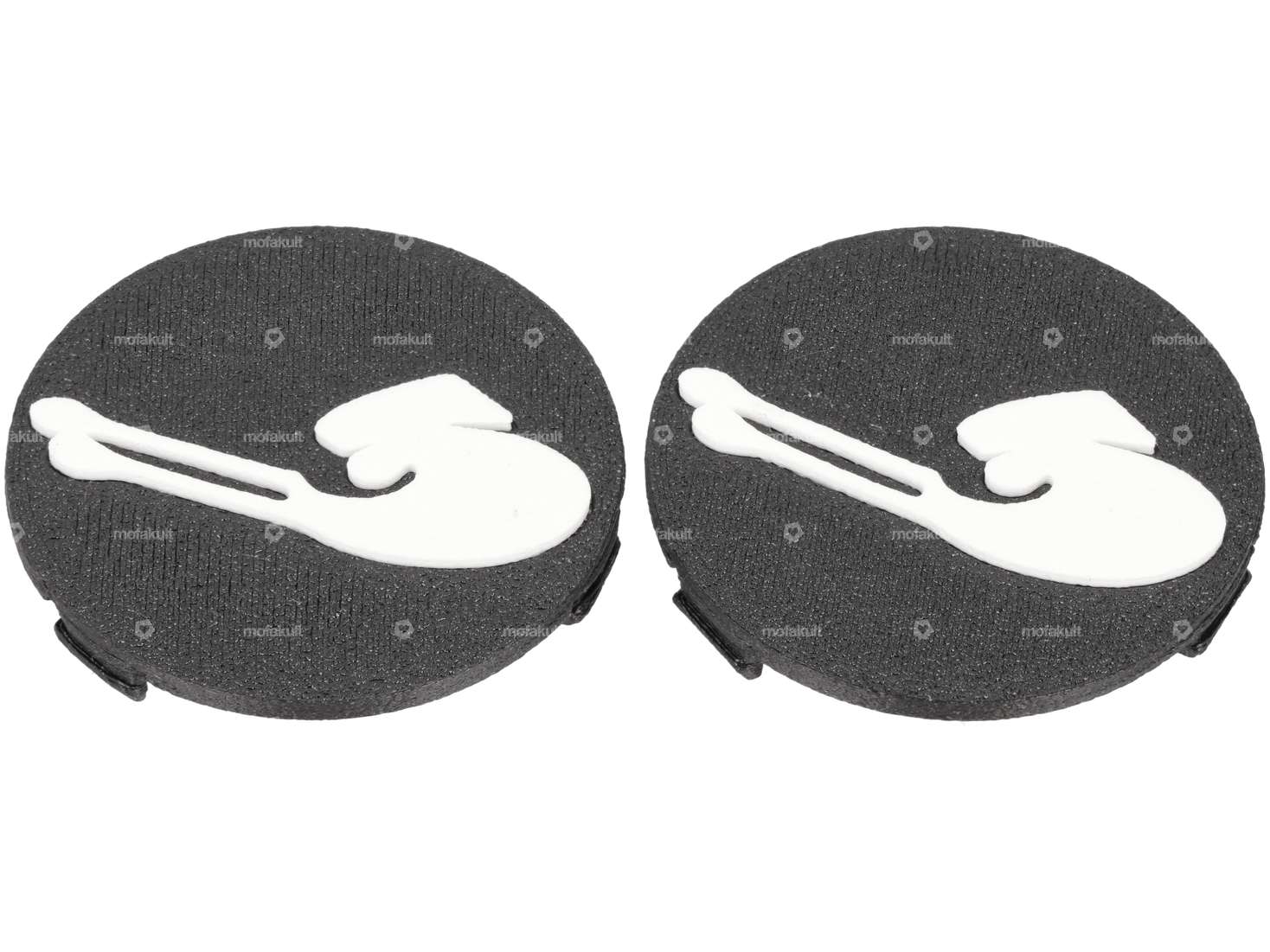 Emblem Logo "Grillo" Tank (pair) | Piaggio Grillo Carousel Image 1