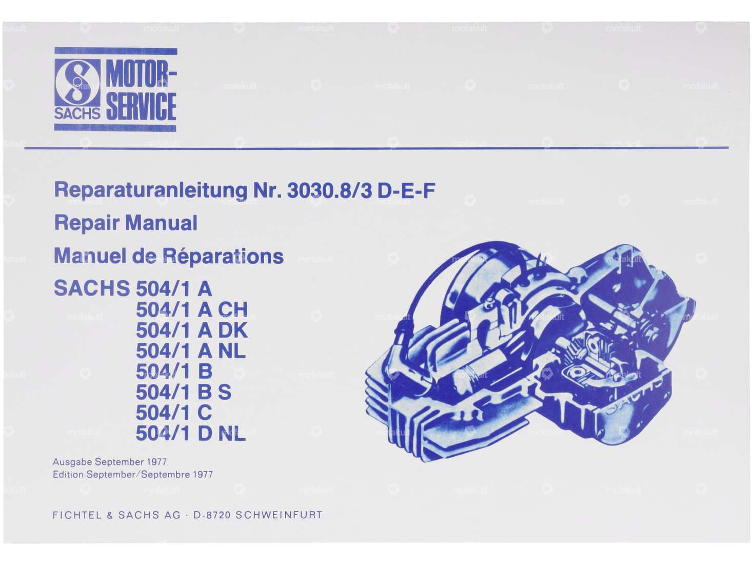 Repair instructions | Sachs 504/1 Carousel Image 1