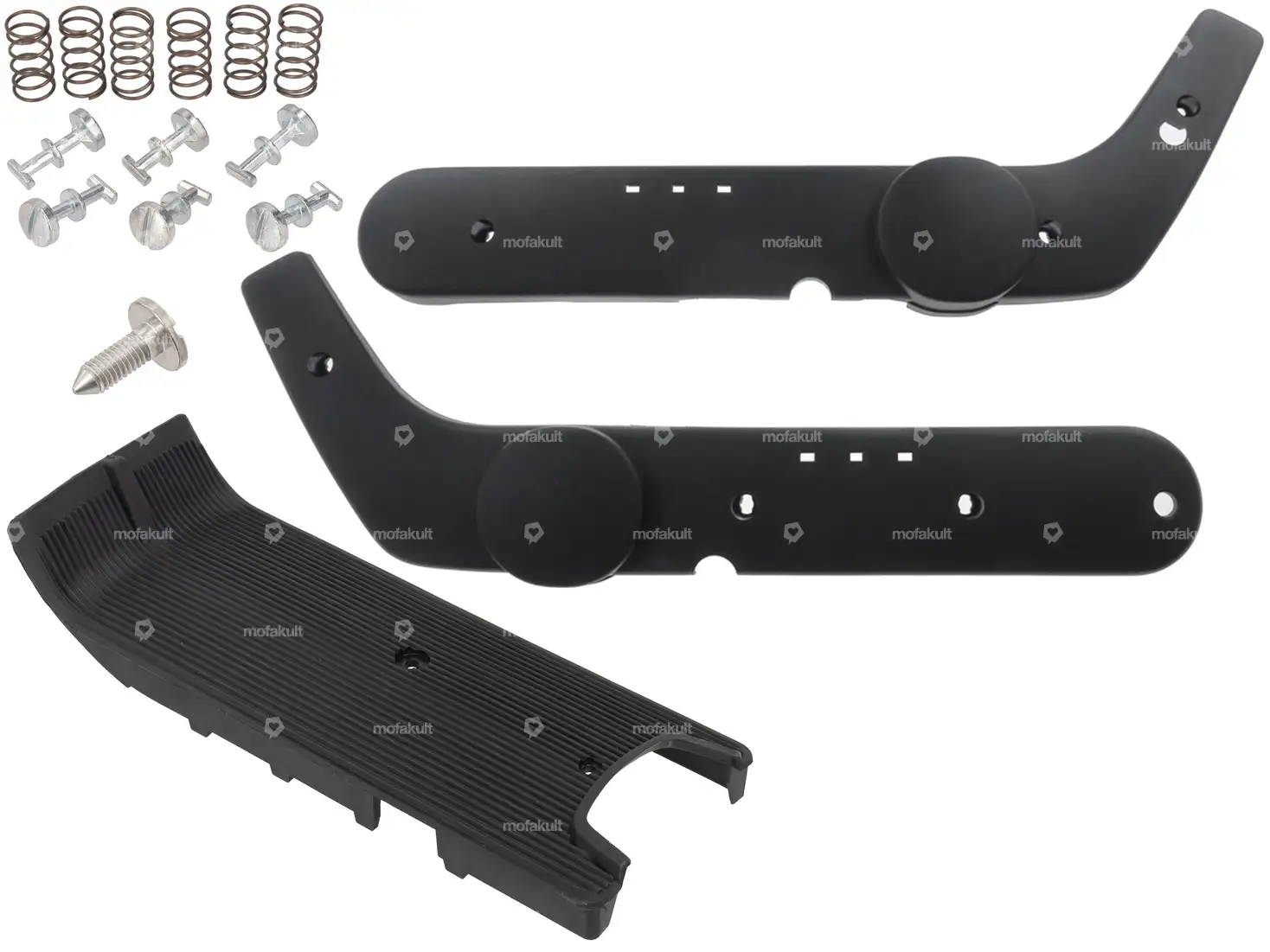 Set frame fairing Mono black | Piaggio Ciao | mofakult