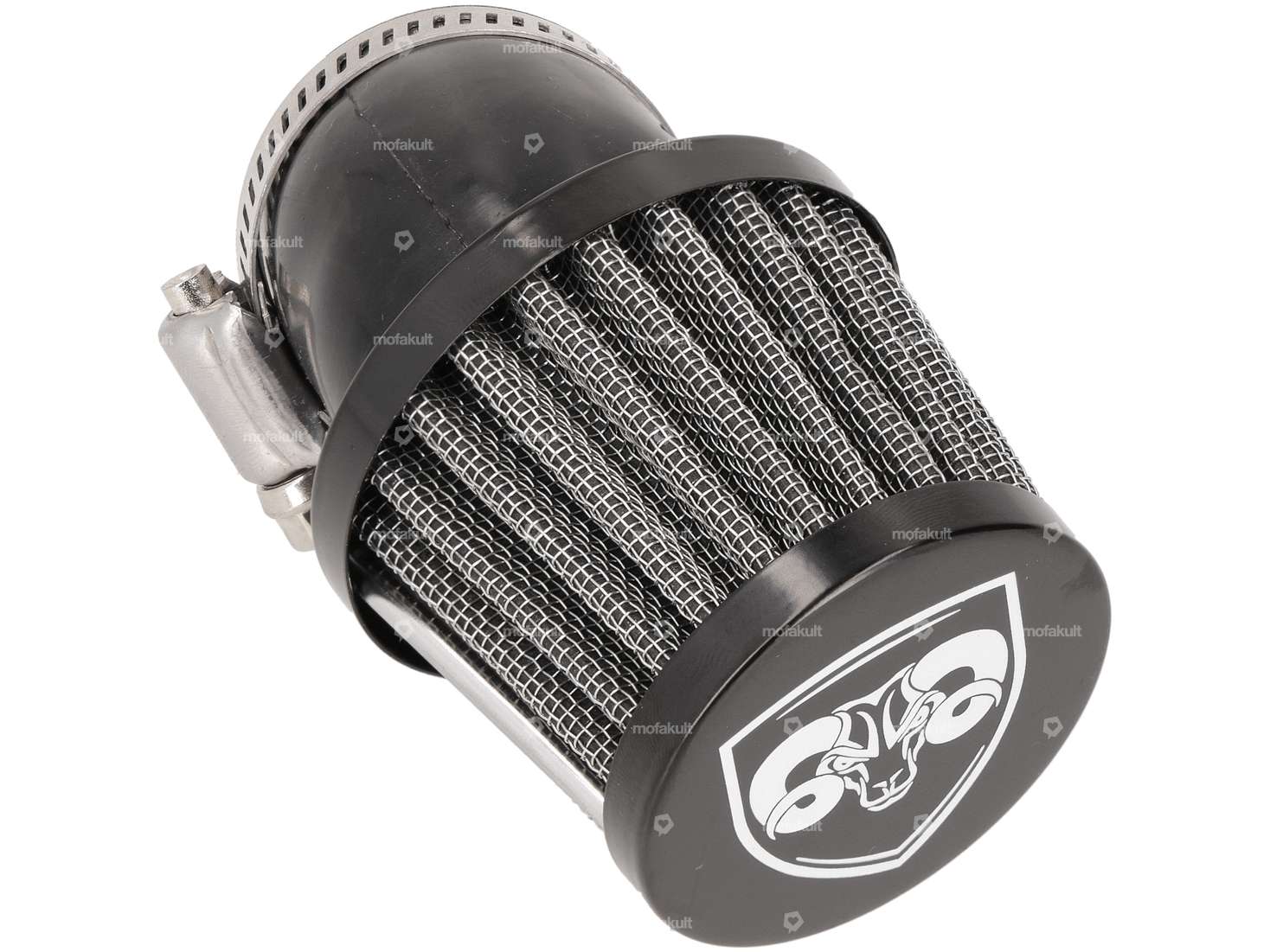 66HEROES Filtro aria a fungo 45° griglia nera Dell'Orto PHBG (Ø=34 mm) Carousel Image 2