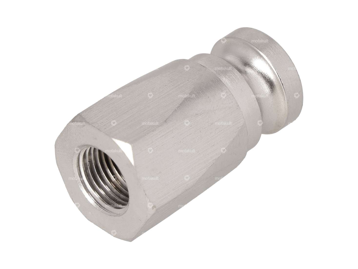 66HEROES Porta targa M10, lato acciaio inox Carousel Image 1