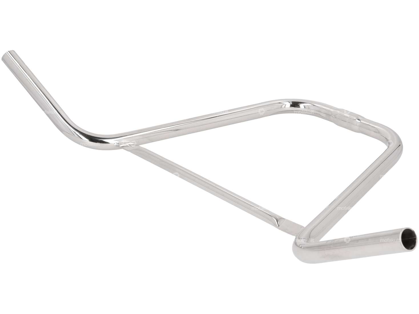 Handlebar stem 35 cm curved with chrome strut Carousel Image 2