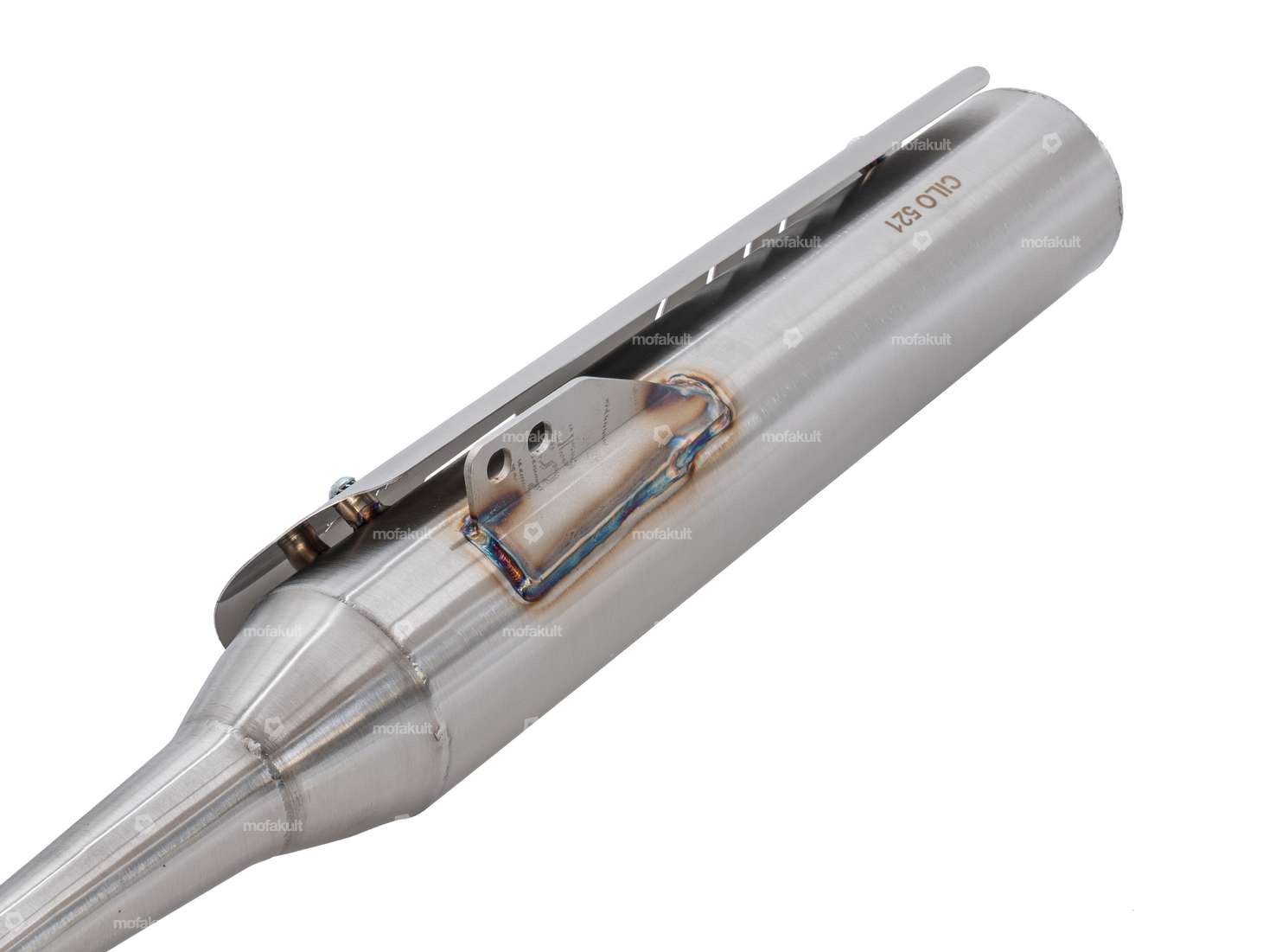 Scarico con catalizzatore originale Inox | Pony / Cilo Beta 521 (P8180) Carousel Image 4