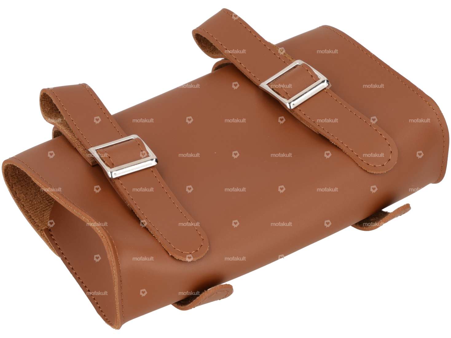 Borsa da sella mk-Merch grande marrone Carousel Image 2