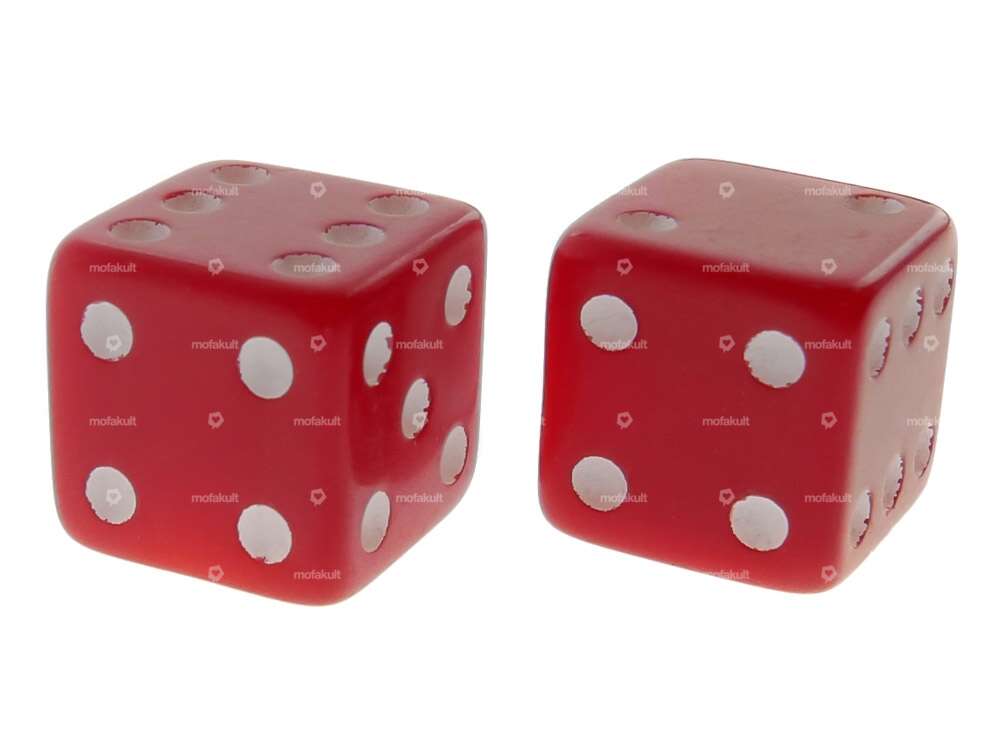 Tappi delle valvole rosso cubo Carousel Image 1