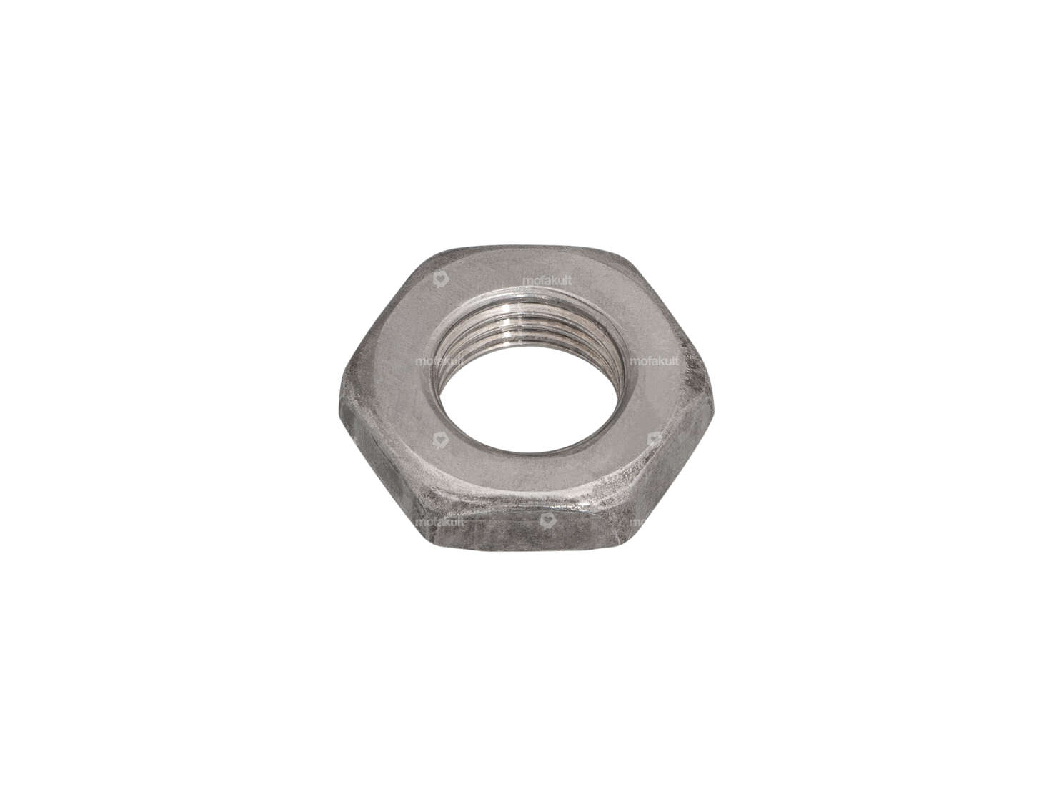 Dado M10x1 a mezza altezza in acciaio inox Carousel Image 1