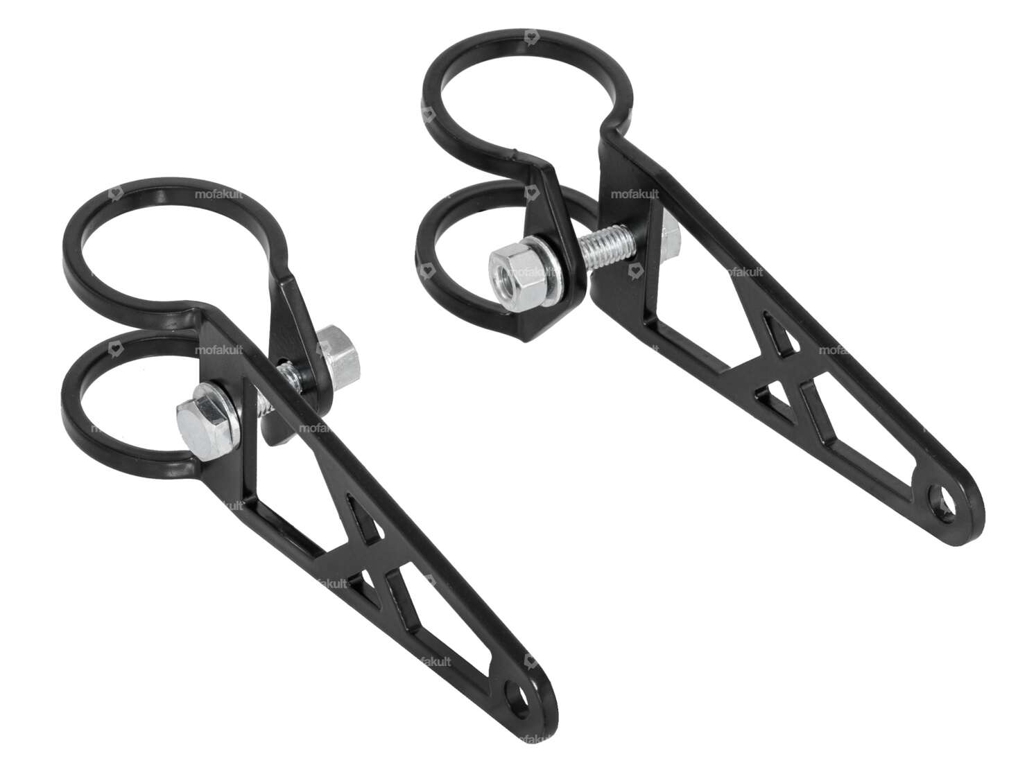 Portalampada EBR Ø 28 mm "X" nero Carousel Image 1