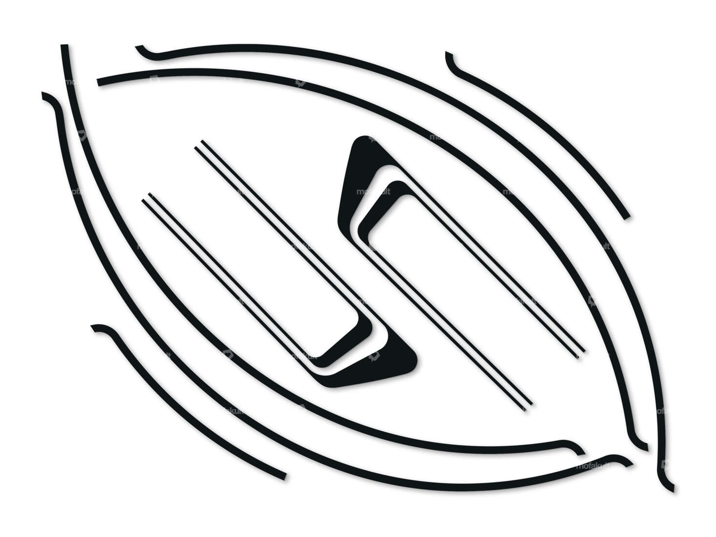 Kit adesivo serbatoio e parafango nero trama foil | Piaggio Ciao PX Carousel Image 1