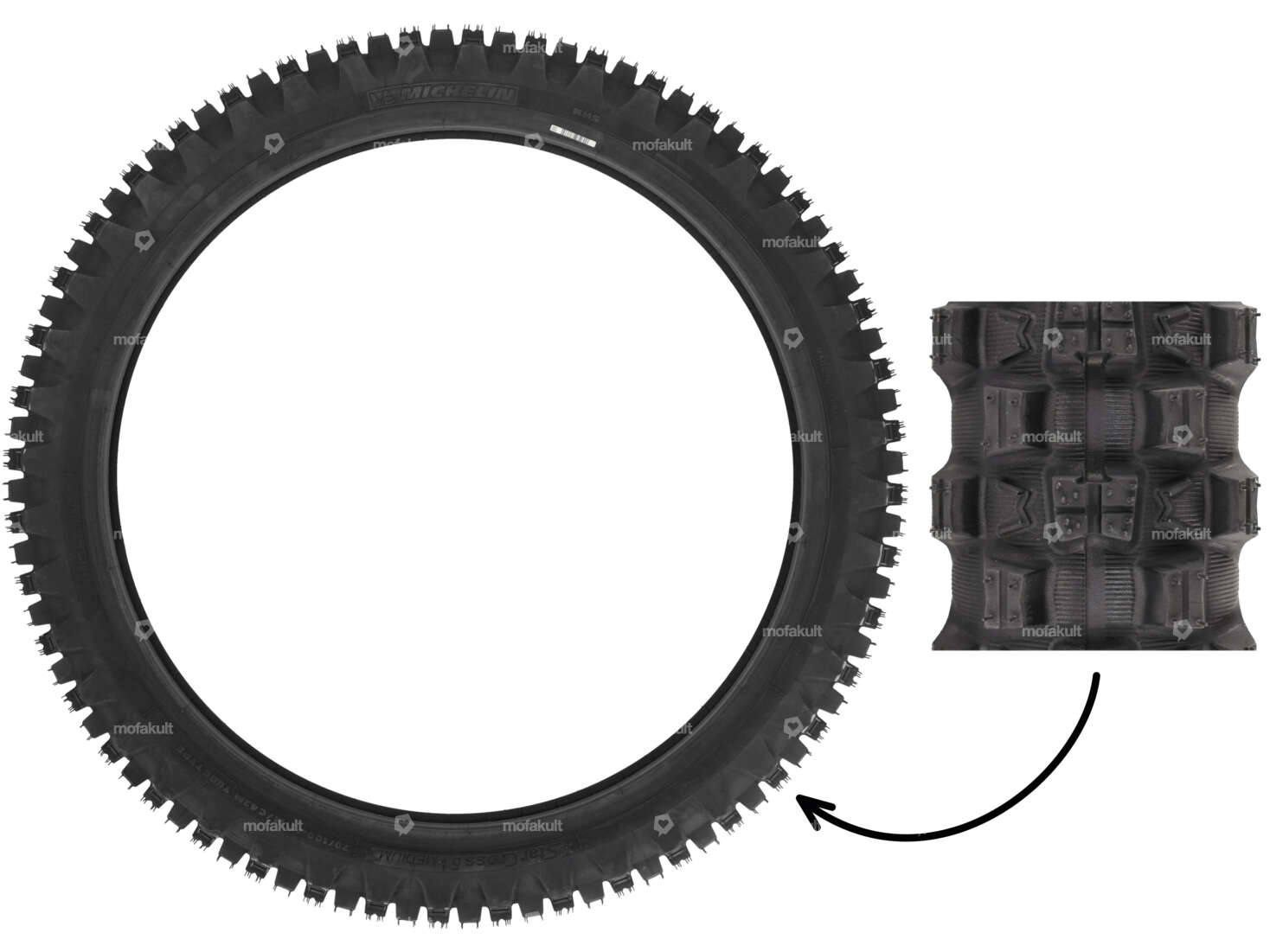 Pneumatici da motocross Michelin 70/100 x 19" STARCROSS 5 Carousel Image 1