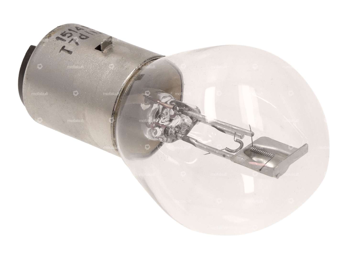 TUNGSRAM bulb 6V - 25/25W (BA20d) 2-filament NOS Carousel Image 2