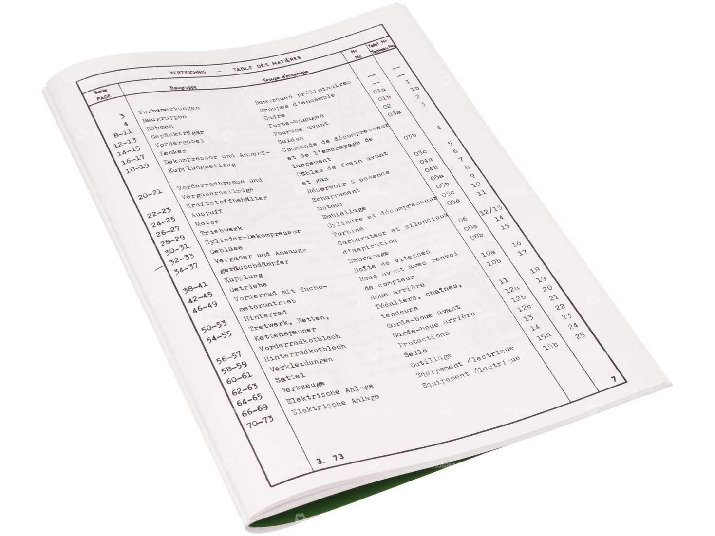 Spare parts catalog | Condor PTT Type 420 small motorcycle Carousel Image 2