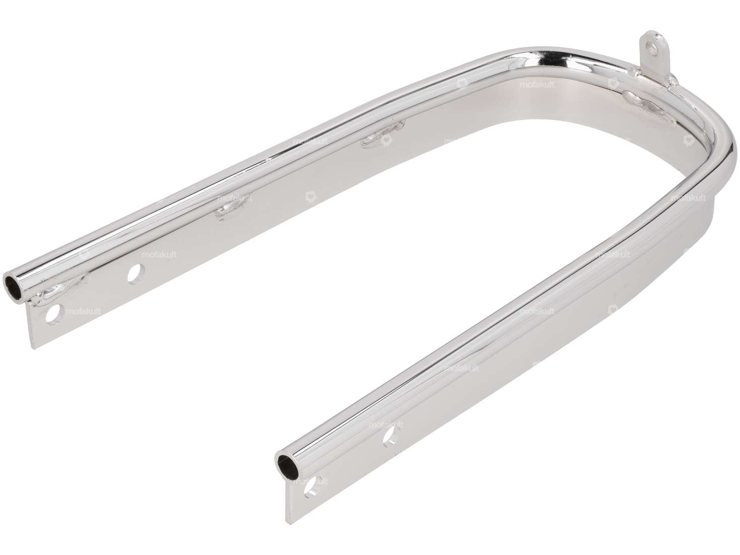 Rinforzo EBR/curva parafango per forcella anteriore cromo massiccio Carousel Image 1