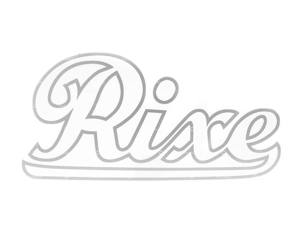 Water decal "Rixe" silver large Carousel Image 1