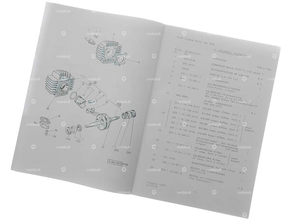 Catalogo ricambi | Motore Puch 2 velocità Z50 (KTM) Carousel Image 2