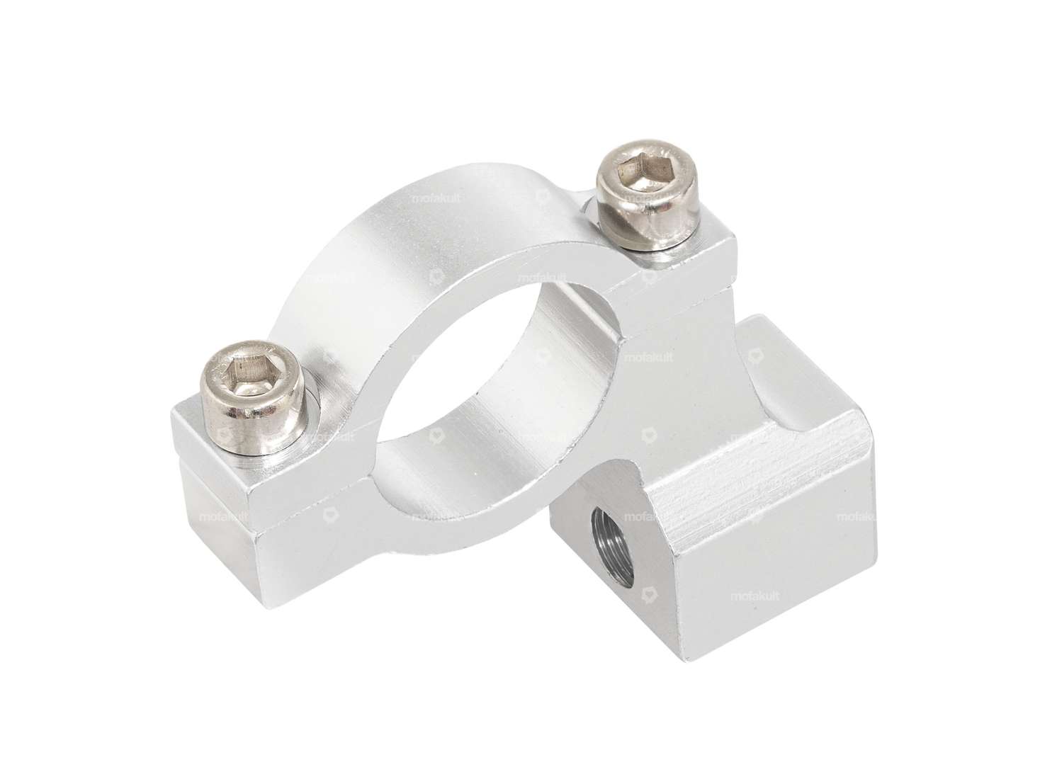 Mirror mount M8 aluminum silver Carousel Image 2