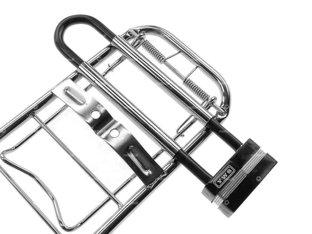 Portapacchi con supporto per serratura cromato | Puch Maxi S Carousel Image 3